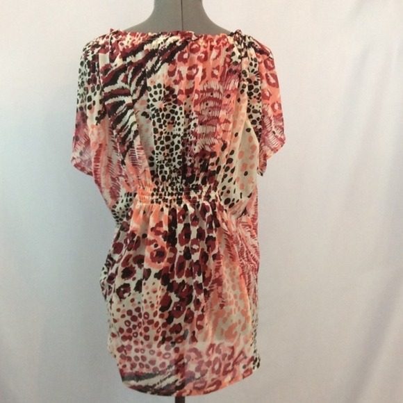 H&M multi-color Abstract Blouse Size S - Picture 4 of 4